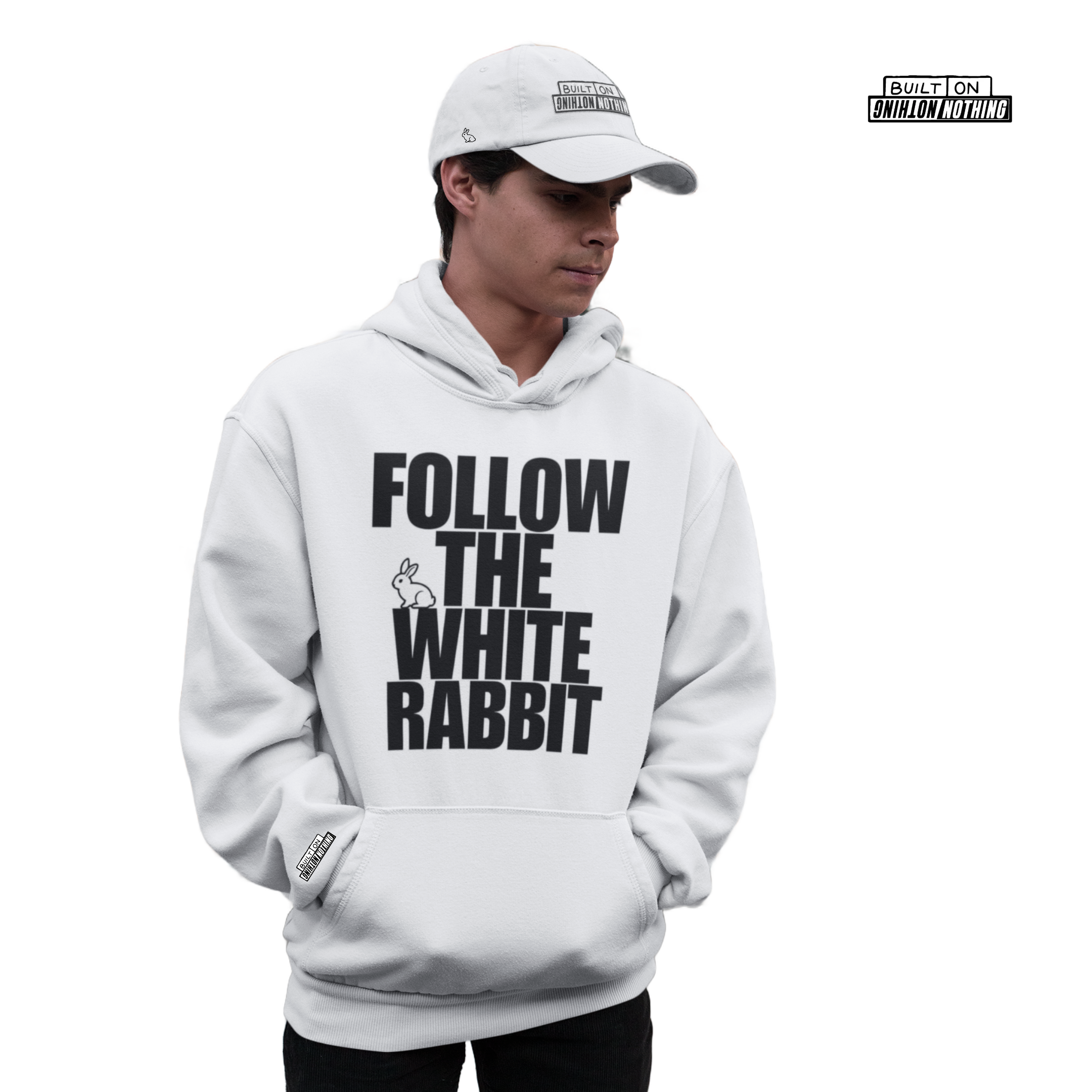 Follow the White Rabbit Hoodie