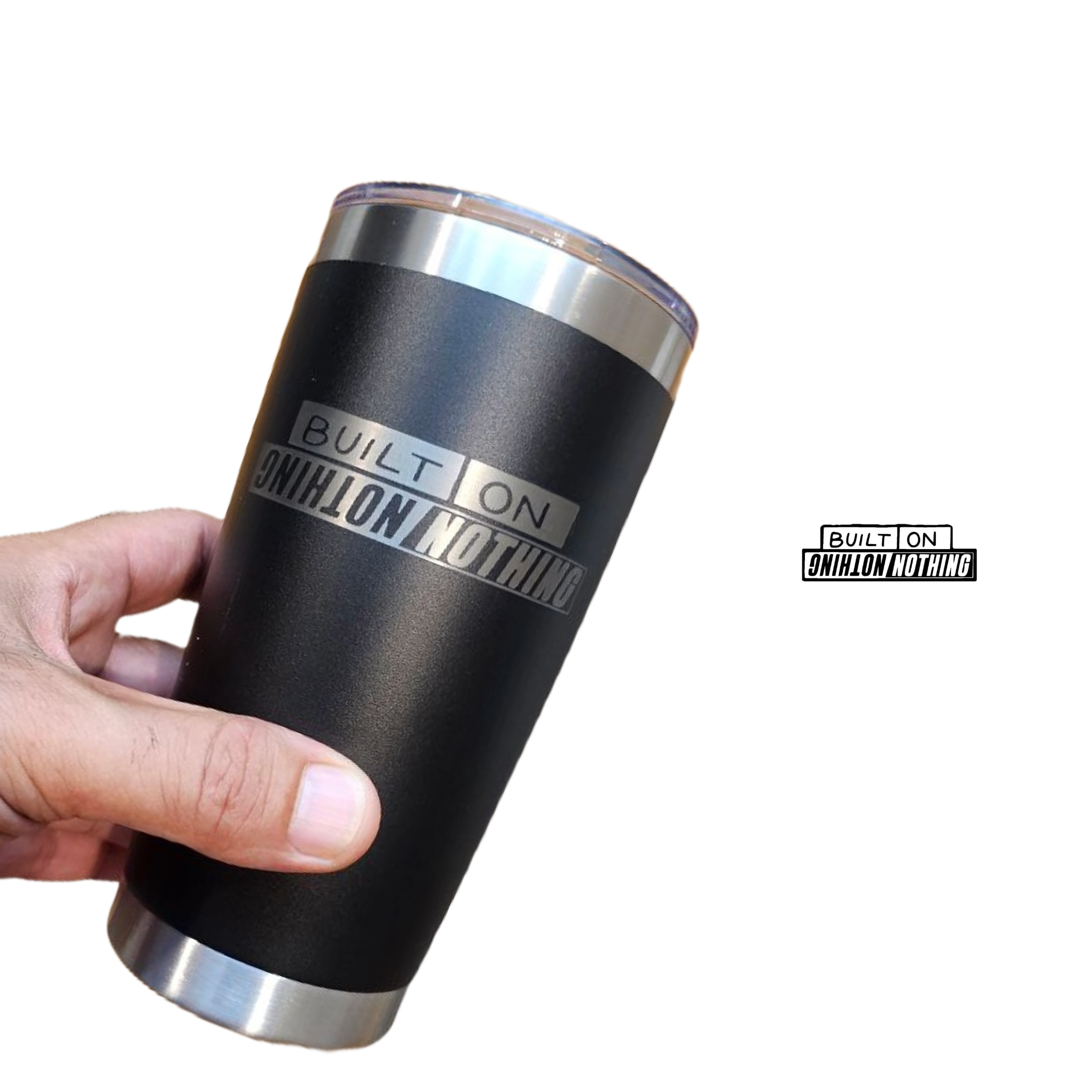 $BON Laser-Engraved Tumbler