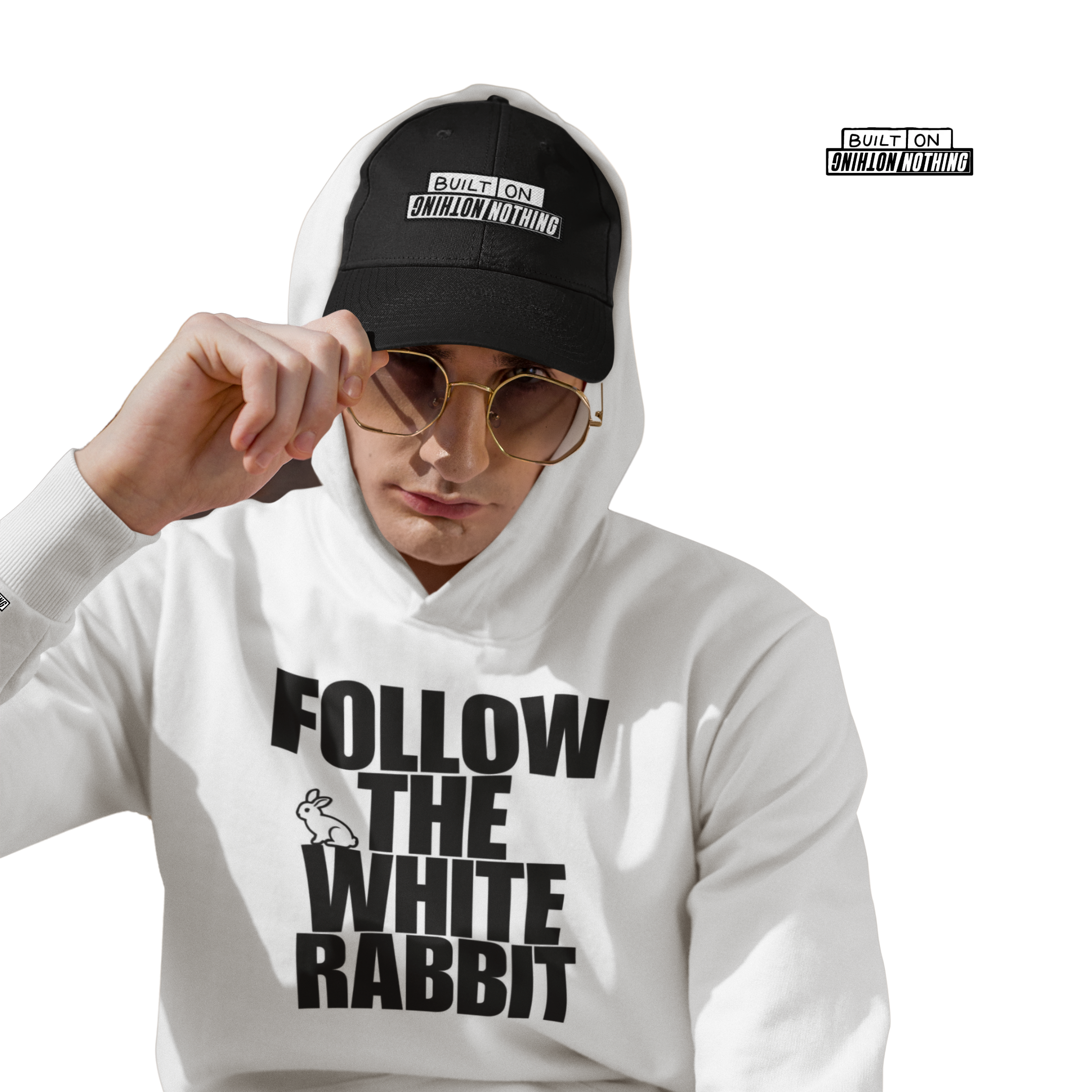 Follow the White Rabbit Hoodie