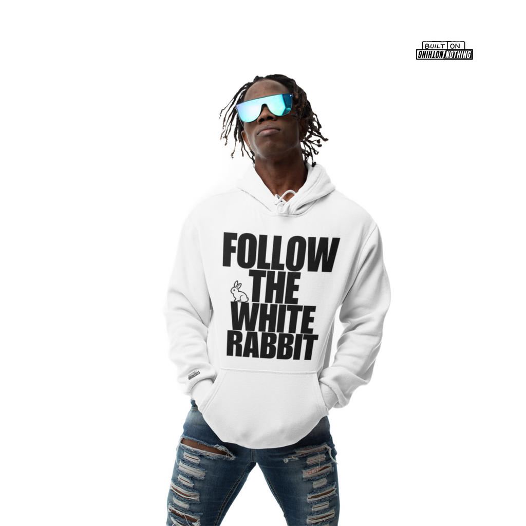 Follow the White Rabbit Hoodie