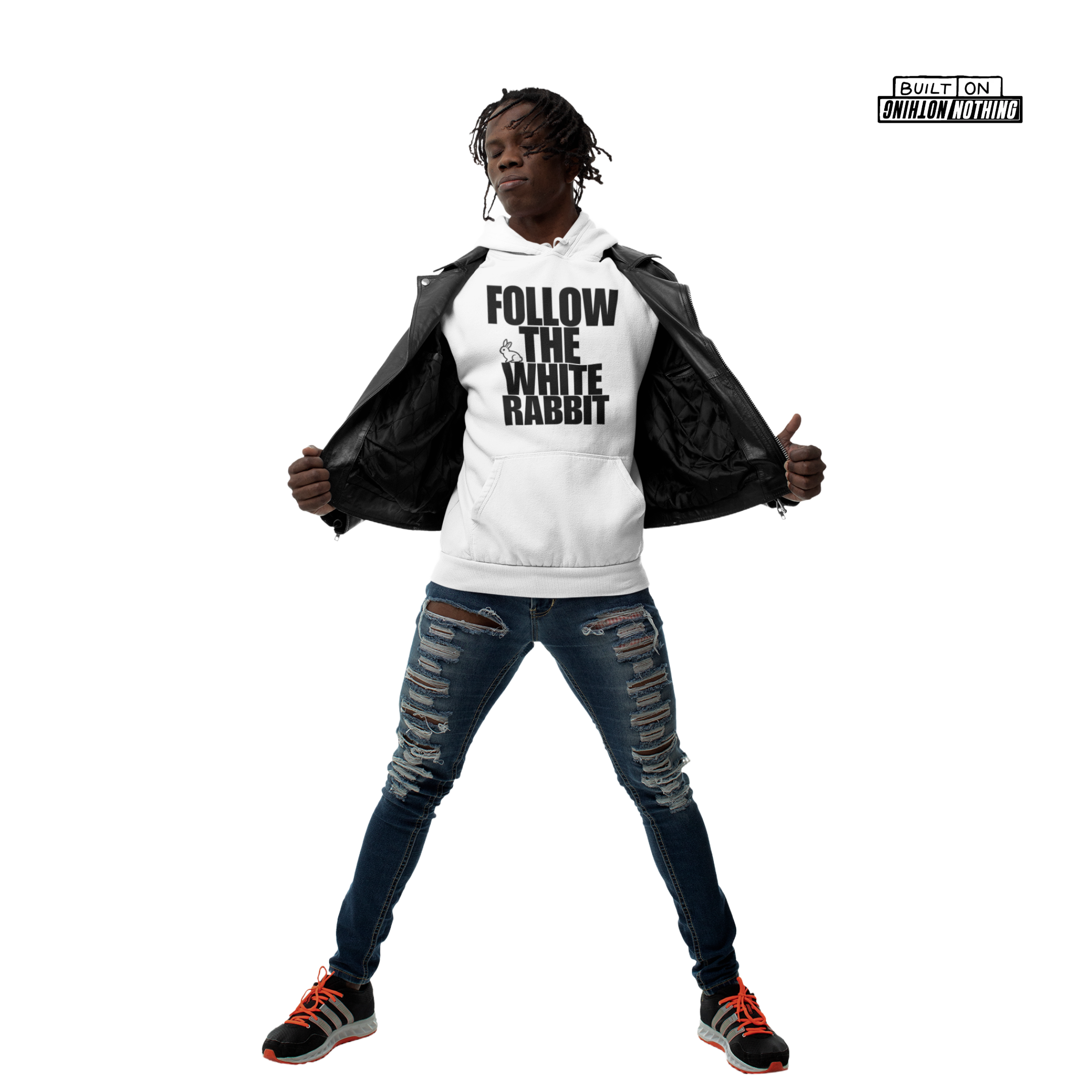 Follow the White Rabbit Hoodie