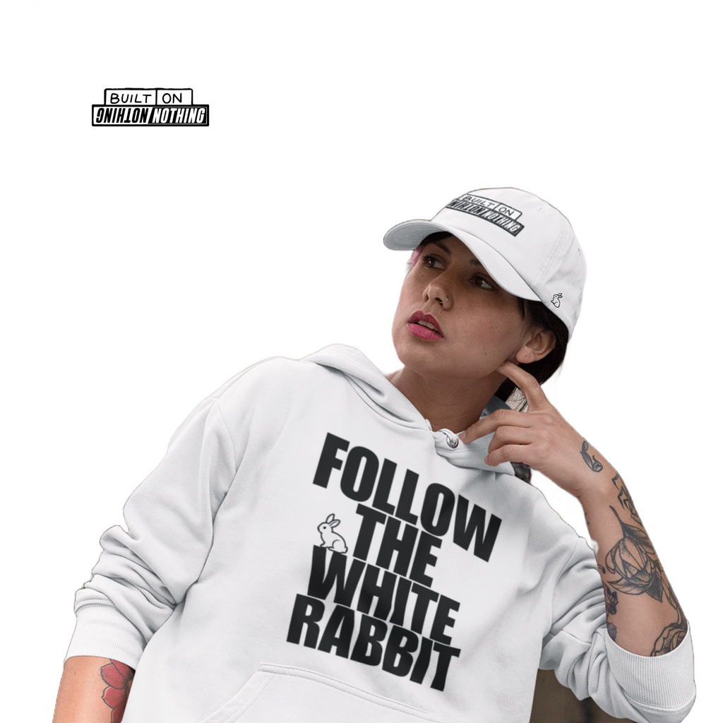 Follow the White Rabbit Hoodie